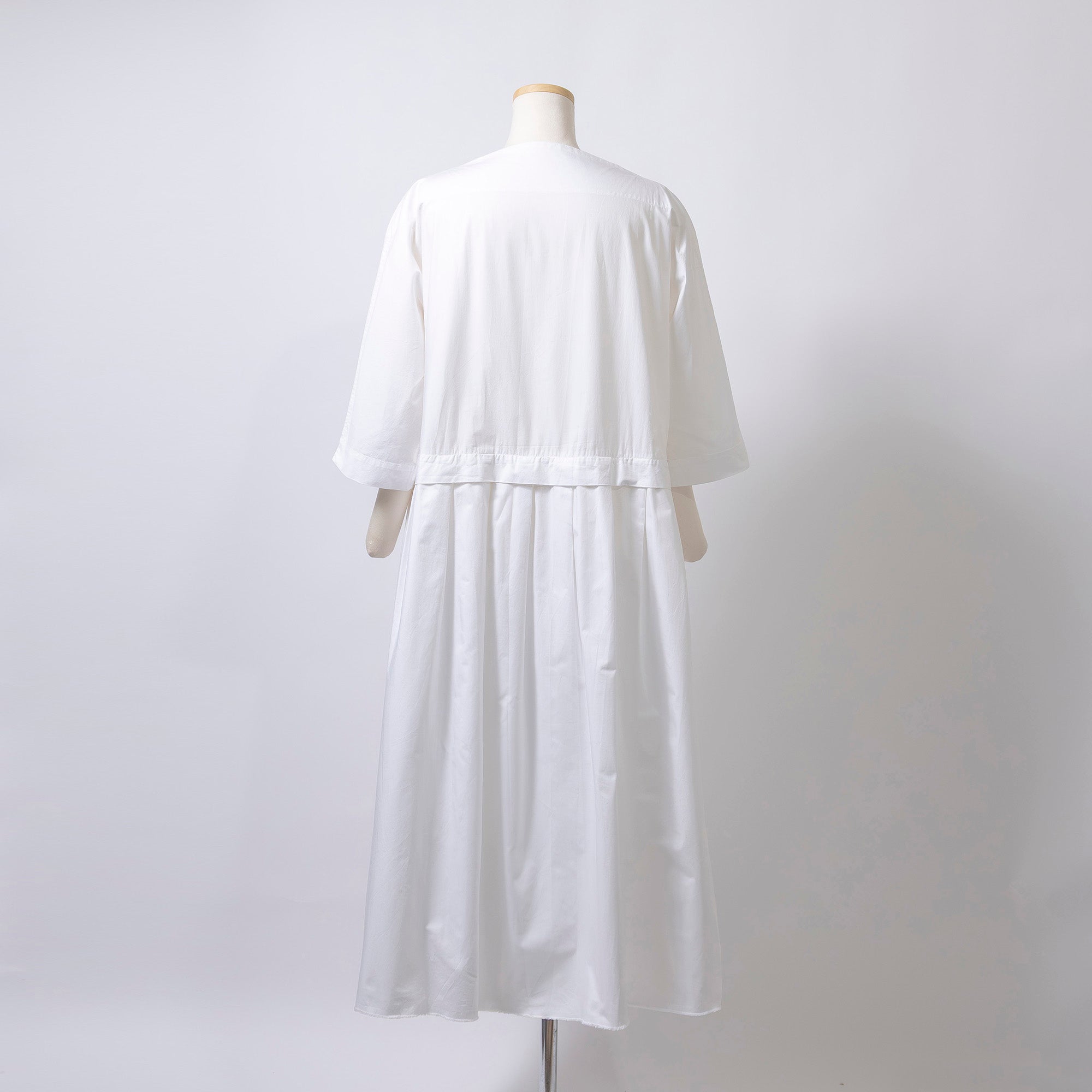 ダニエラグレジス DANIELA GREGIS コムデギャルソン COMME des GARCONS AD2019 ロングワンピース ホワイト コットン100％ イタリア製 変形