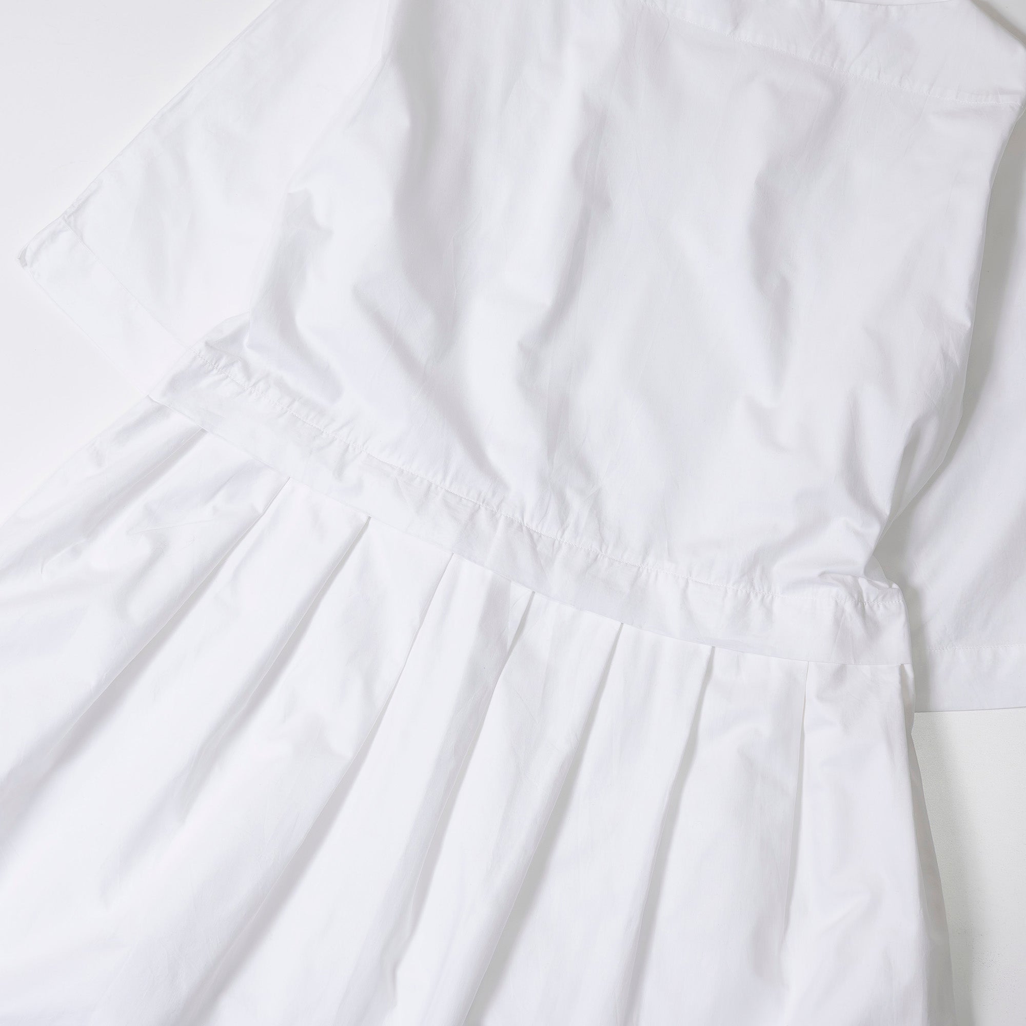 ダニエラグレジス DANIELA GREGIS コムデギャルソン COMME des GARCONS AD2019 ロングワンピース ホワイト コットン100％ イタリア製 変形
